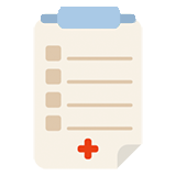 A checklist icon