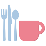A mug with silver wear icon